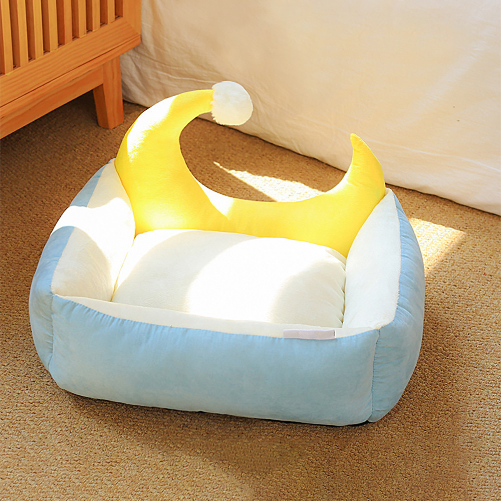 Wholesale Anti Anxiety Washable Calming Pet Bed Indoor Dog Sofa Durable Plush Pet Bed Breathable Puppy Bed