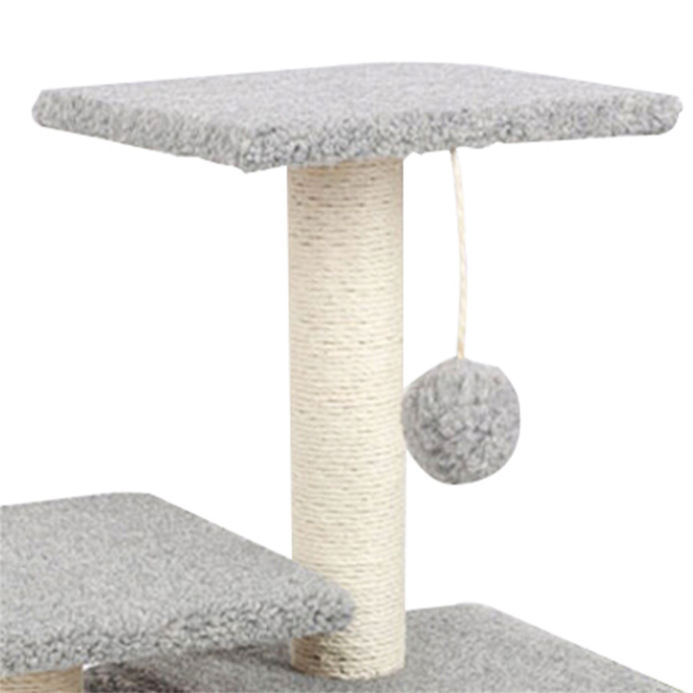 Wholesale Pet Furniture Cat Condo  Indoor Cat Tree with Jump Platform