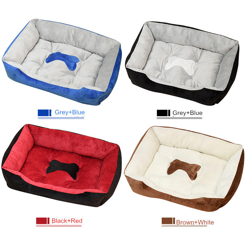 Hot Sale Soft Fleece Pet Bed Cushy Bed All Season Cat Crate Pad for Your Pet Comfort PP Foam Filling Easy Clean