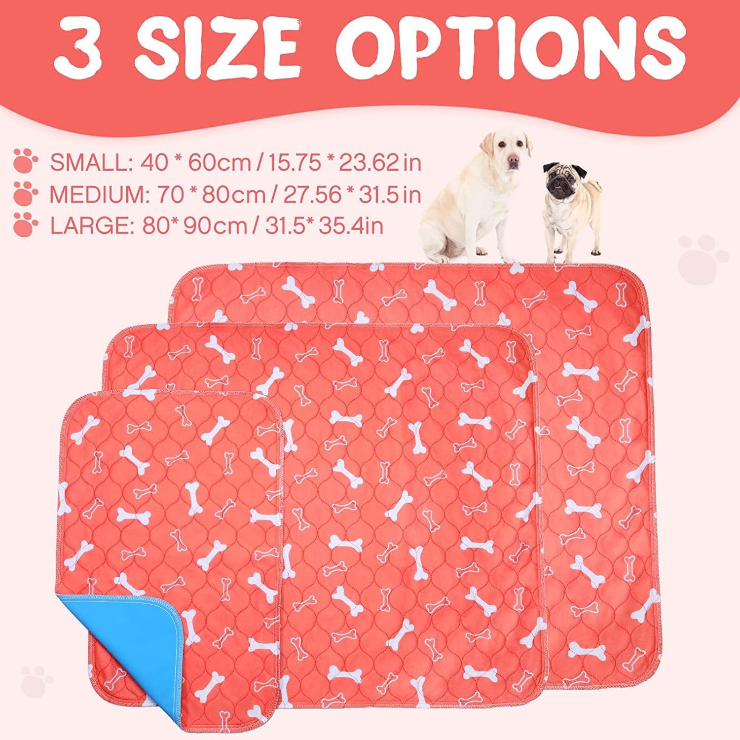 Hot Reusable Puppy Washable Whelp Pads Super Absorbent Dog Training Pads Urine Pet Pee Pads for Dogs