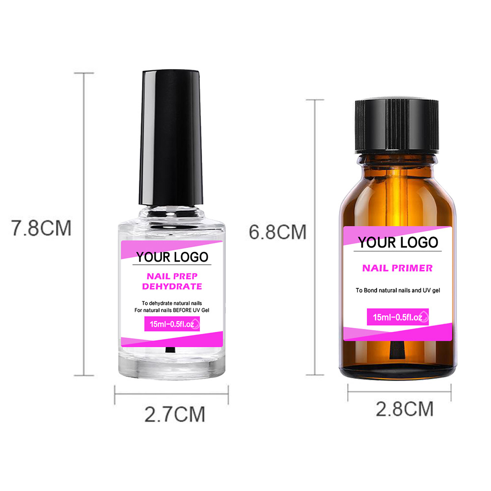 Air Dry  Primer Nail Private Label Acrylic Nail Primer Gel Top Coat Nail Primer And Dehydrator