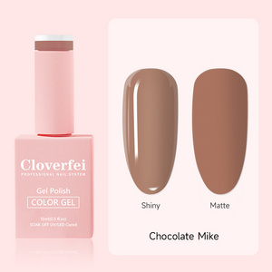 Cloverfei Professional Highly Pigmented Gel Polish Rubber Base Uv Gel Hema Free Nail Varnish Nude Gel Nail Polish