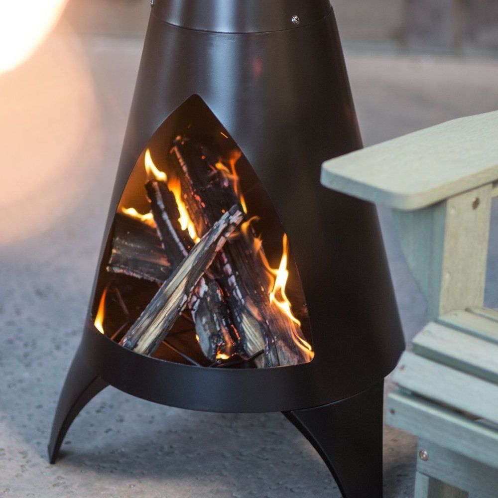 Autumn Winter Camping Bonfire Garden Chimney Vertical Fire Pits Supply Chimney Patio Heater Fire Pit