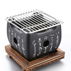 Japanese Hot Sale Indoor Ceramic Hibachi BBQ Grills Tabletop Barbecue Charcoal Mini Grill Cooking Stove