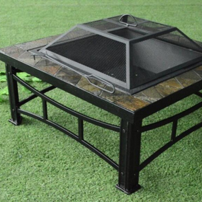 Barbecue Fire Pits Wood Burning Cast Iron Fireplaces Camping Ceramic Bbq Brazier Charcoal Table Fire Pit