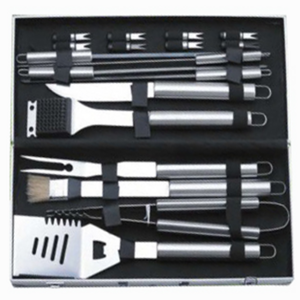 Factory Full Set Customized BBQ Grill Accessories Stainless Steel BBQ Tools Set