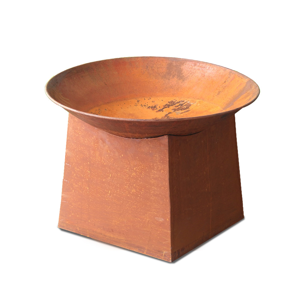 Durable round Cast Iron Wood Burning Fire Bowl Modern Outdoor Garden Brazil Fireplace for Heating & Warming Stylish