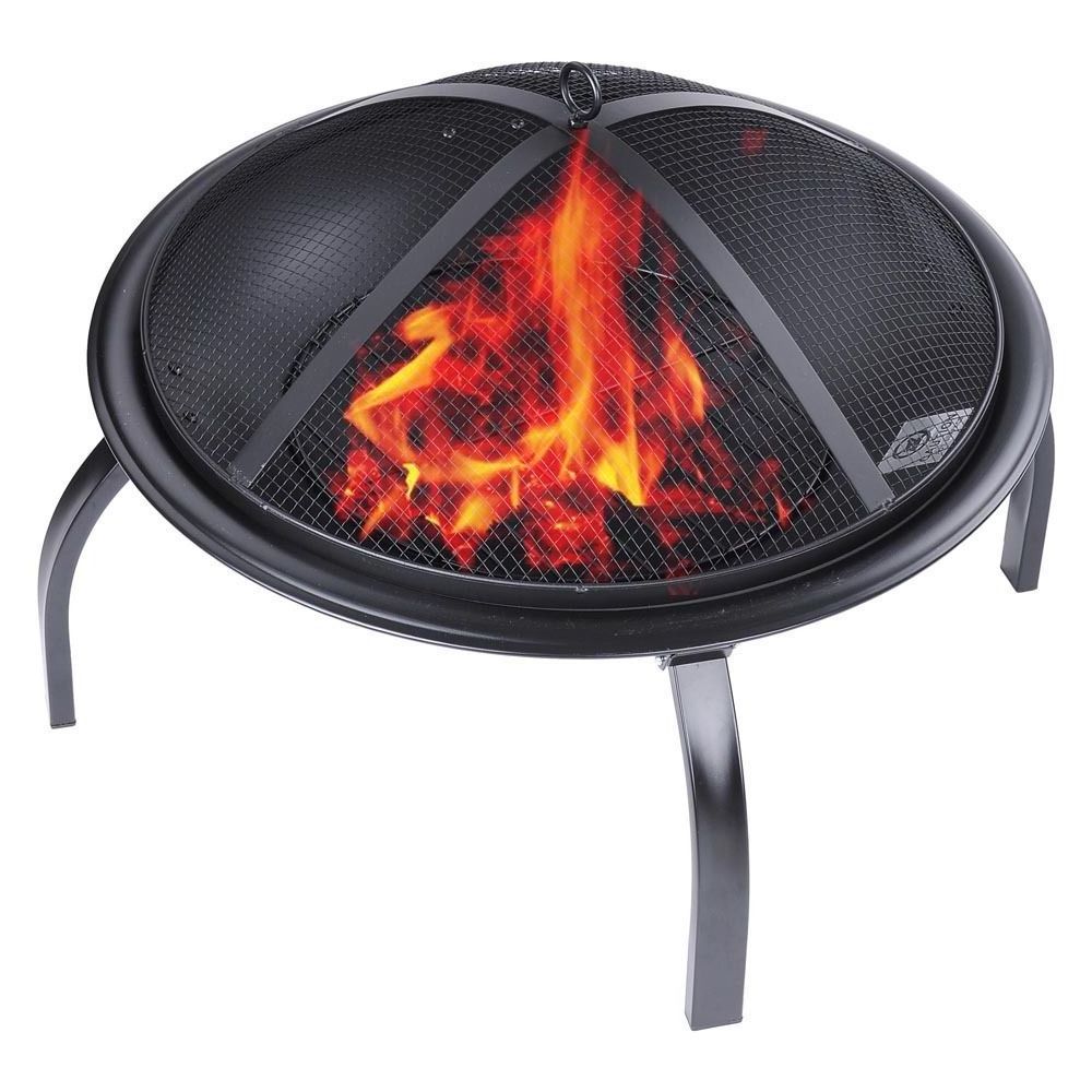 High Quality Heating Autumn Winter Triangle Round Garden Metal Charcoal Firewood Firepit With Lid