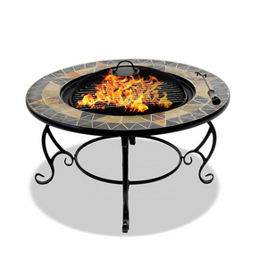 Wholesale Mosaic Tile Table Fire Pit Cooking