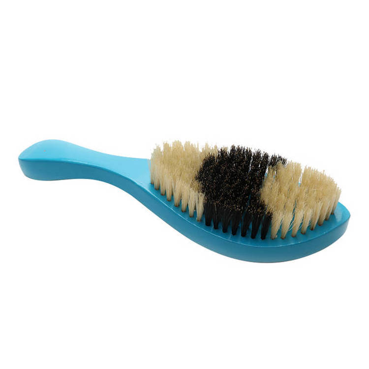 360 Wave Brushes For Men 100% Boar Bristle Hair Brush Wooden Curved Beard Brush Wholesale