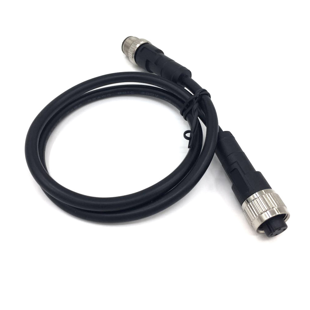 IP67 IP68 Waterproof Circular Female Male M8 M12 2Pin 3Pin 4Pin 5Pin 8Pin 12Pin 17Pin Cable Connector