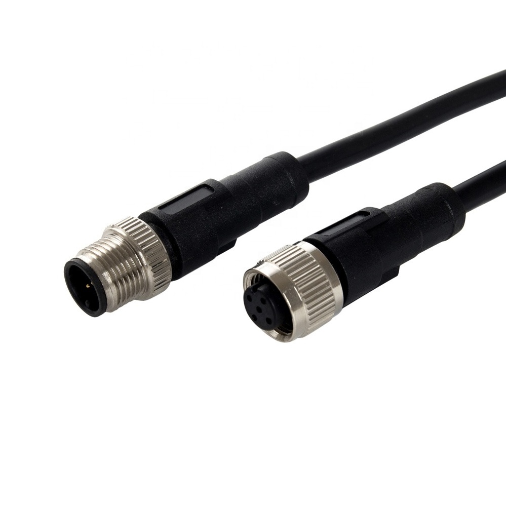 IP67 IP68 Waterproof Circular Female Male M8 M12 2Pin 3Pin 4Pin 5Pin 8Pin 12Pin 17Pin Cable Connector