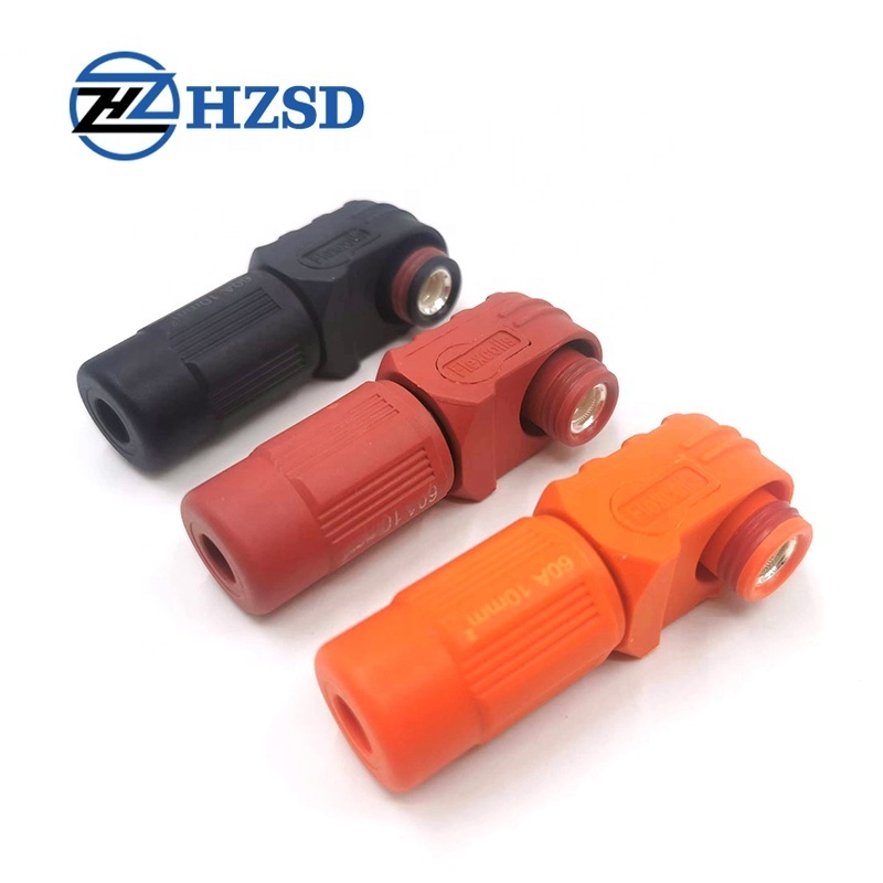 Electric Connector Crimp Set Terminals Battery Connector HV Overmolded Surlok Battery Connector 120A 200A 6MM 8MM Plug AMP