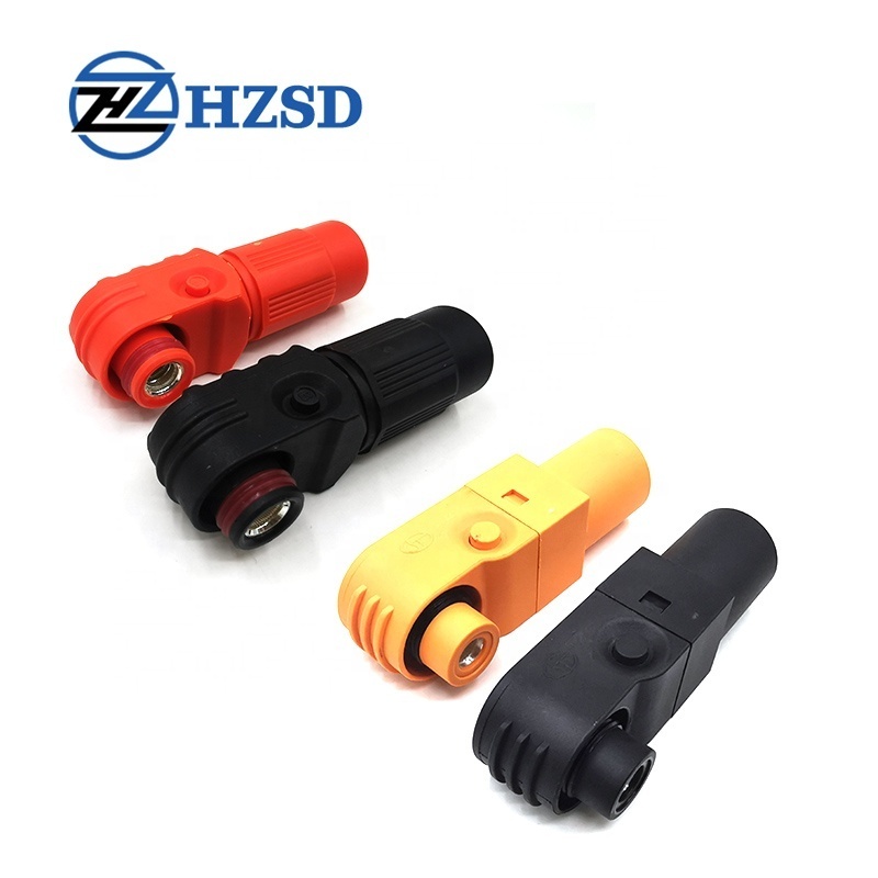 Electric Connector Crimp Set Terminals Battery Connector HV Overmolded Surlok Battery Connector 120A 200A 6MM 8MM Plug AMP