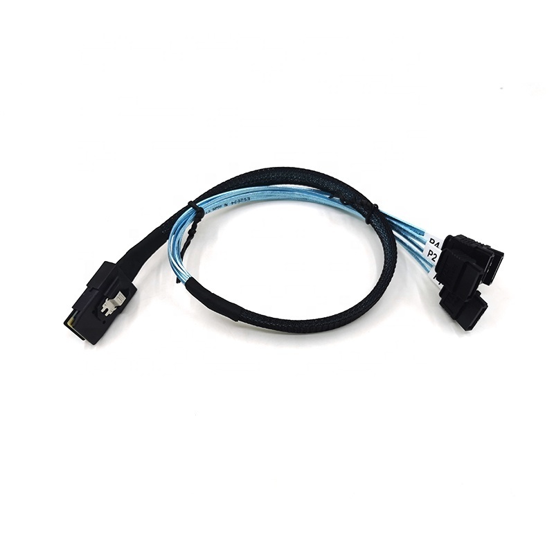 SAS Cable Mini SAS To SATA Cable SAS 1 To 4 Data Transfer Hard Disk Data Transfer Cable