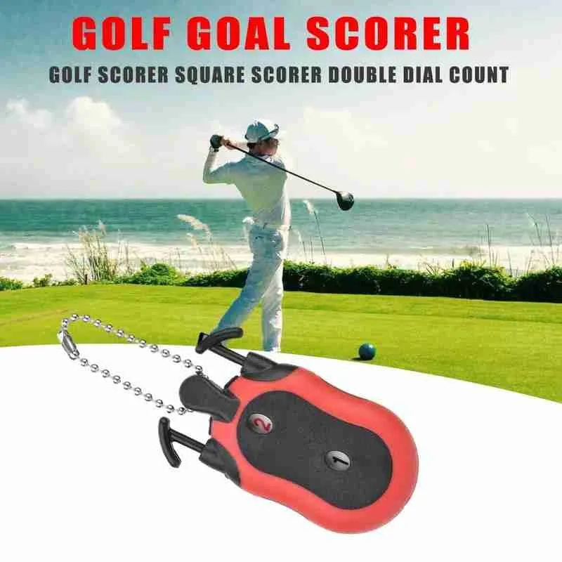 Golf Counter Mini Hand Held Counter Training Counting Golf Scorer Stroke Shot Putt Score Keychain