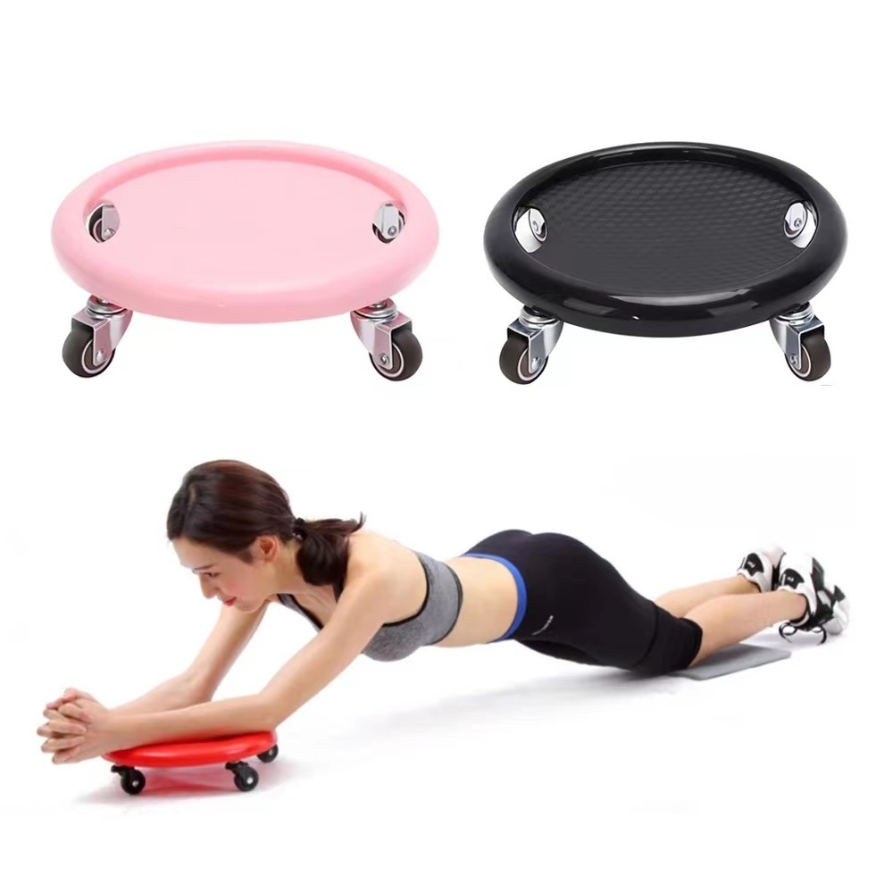 CONWAY ABW008 Multi-function Core Coaster AB Wheel Roller Workout Training for Abdominal Core Strength Home Gym Fitness