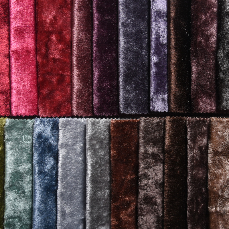 Hot Sale Home Textile Velour Fabric Upholstery Shiny Velvet Sofa Fabric Ice Crushed Velvet Fabric for Sofa