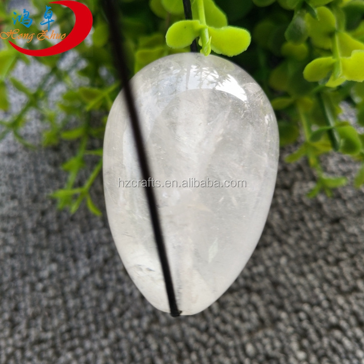 2022 Certification Amethyst Crystal Jade Egg Drilled For Yoni egg Cleaning Brush chakra set