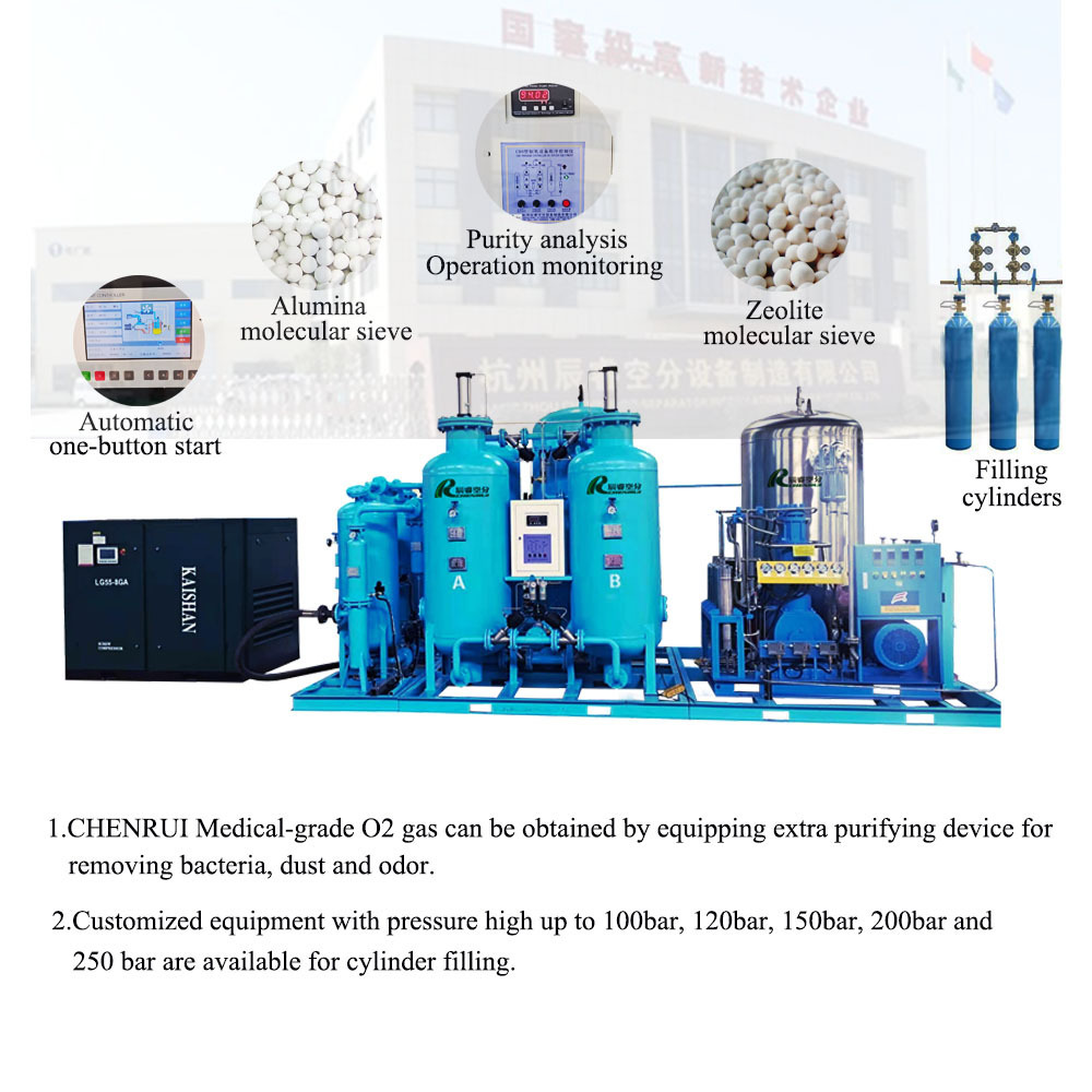 Hospital Containerized Oxygen Generator PSA Medical Oxygen Production Plant