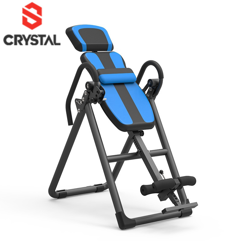 SJ-9750 CRYSTAL Heavy Duty Gravity Back Pain Relief Ab Stamina Inverse Inversion Table Therapy