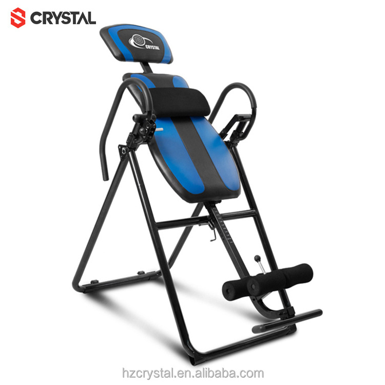 SJ-9750 CRYSTAL Heavy Duty Gravity Back Pain Relief Ab Stamina Inverse Inversion Table Therapy