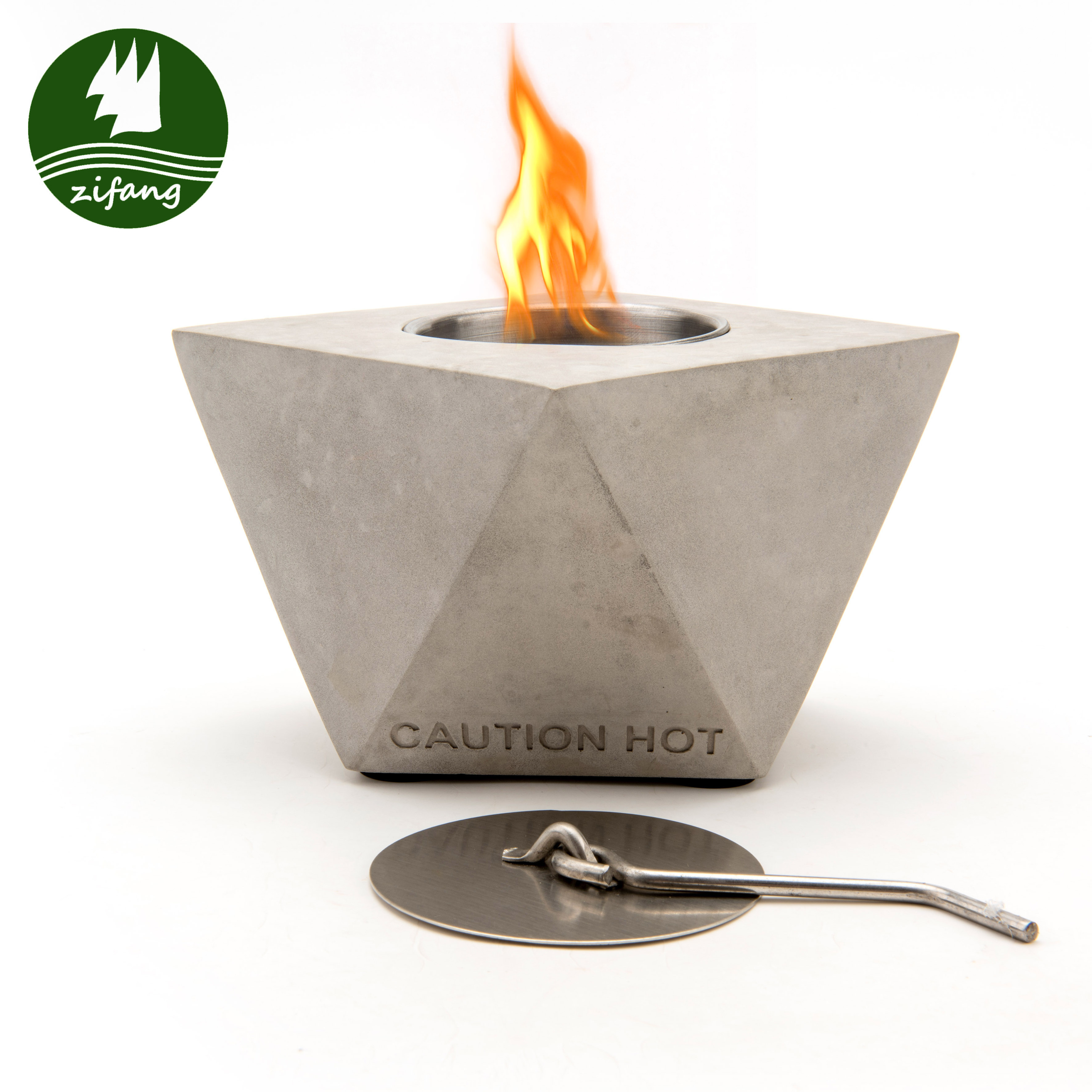 Best Selling Indoor Concrete Fire Bowl Fire Pit Decorative Table Top Bio ethanol Fireplace