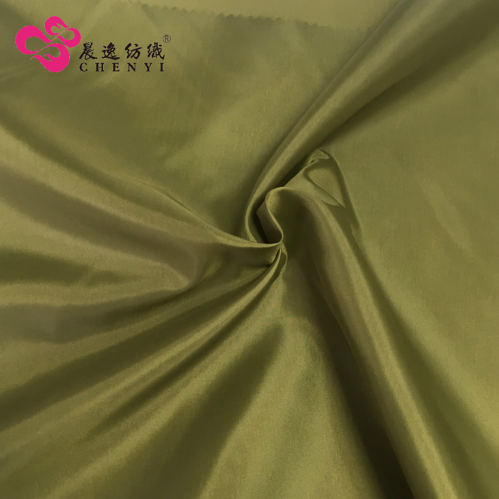 Lining fabric 100% polyester 180t 190t 210t taffeta