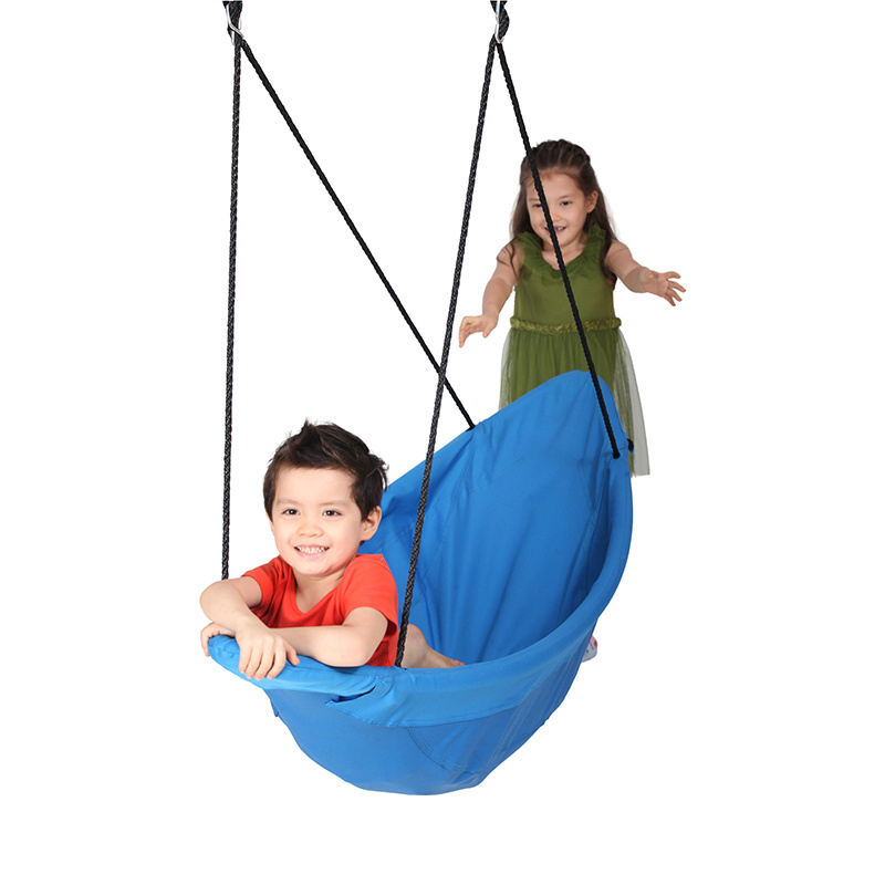 Outdoor 900D Polyester Fabric Durable Steel Tube Heavy Duty Boat Canoe Swing Chair Hammock For Kids