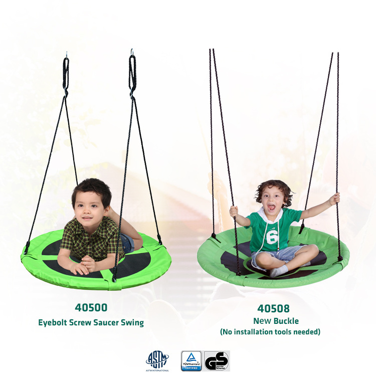 OEM Factory Wholesale New Structure Flying Saucer Tree Swing Set Accessories For Kids Outdoor Free Sample Available