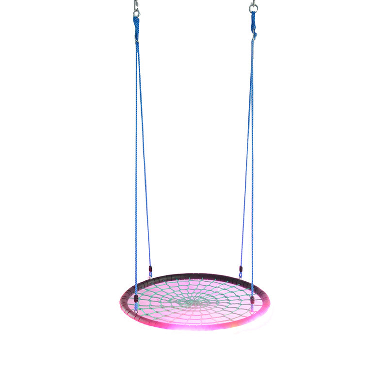 Factory Direct Sale Led Lighting Swing Adjustable Outdoor Garden Round Kids Led Net Swing