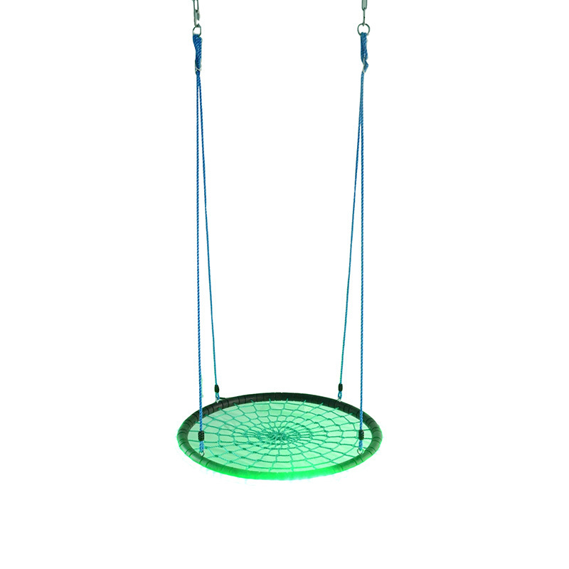 Factory Direct Sale Led Lighting Swing Adjustable Outdoor Garden Round Kids Led Net Swing