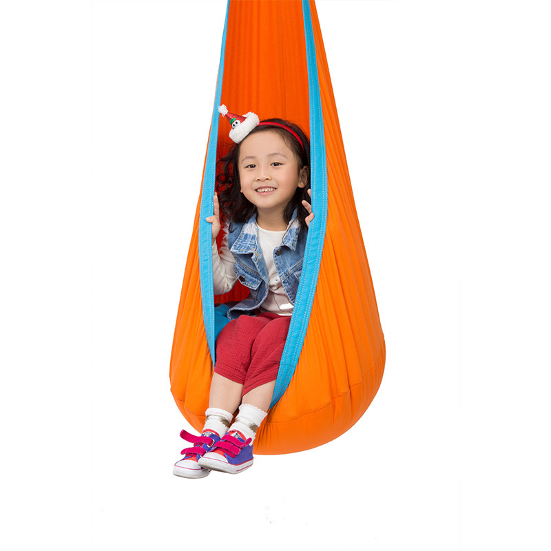 New High Quality Hanging Hammock Kids Indoor And Outdoor Garden Cotton Hanging Chair Swing