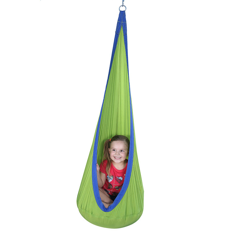 Hot Sale Garden Indoor Outdoor Kids Teardrop Hammock Kids Sensory Hanging Cloth Swing