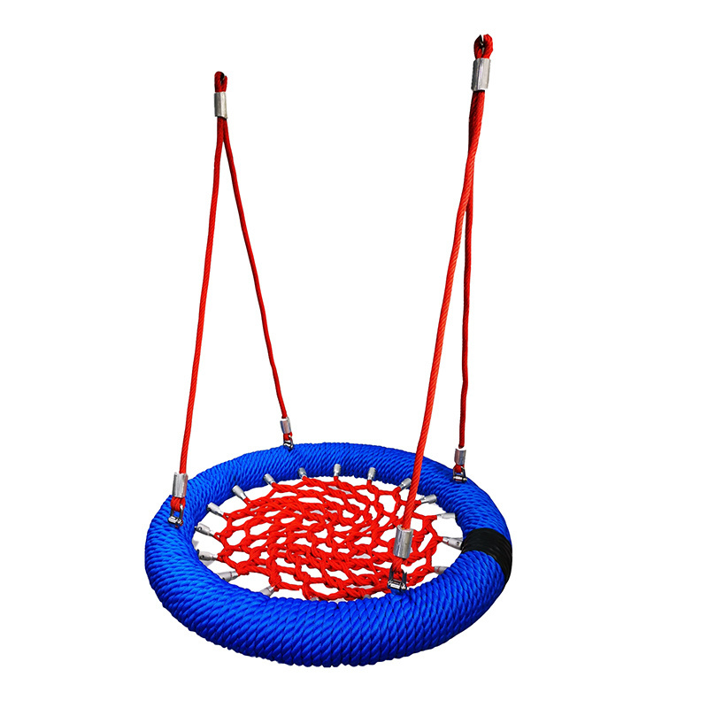 Wholesale High Quality Durable Children Outdoor Equipment Leisure Play Steel Wire Rope Commercial Swing