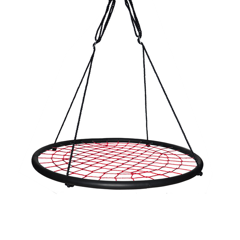 Factory Direct Sales Children Tree Web Nest Swing Saucer Kids Outdoor Round Rope Net Swing