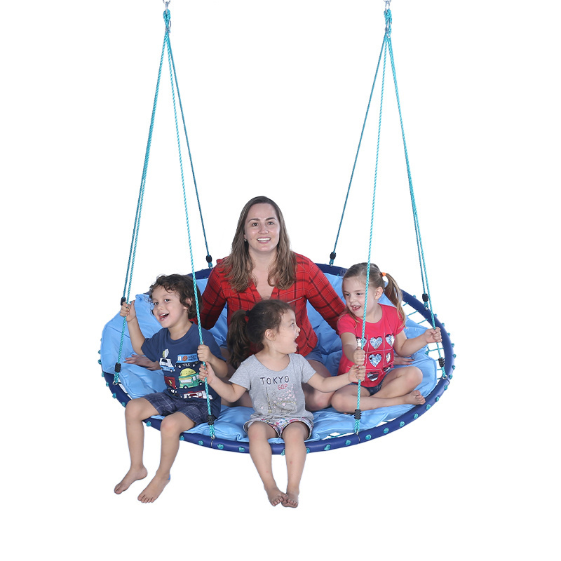 Factory Direct Sales Children Tree Web Nest Swing Saucer Kids Outdoor Round Rope Net Swing