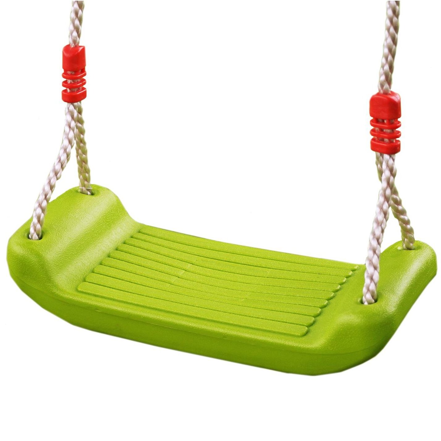 Classic Style Heavy Duty Pe Plastic With Brown Pe Hanging Rope Board Kid Swing Seat