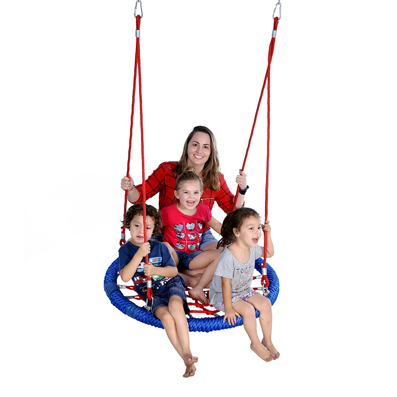 Outdoor Playground Children Climbing Rope Spider Nest Commercial Swing