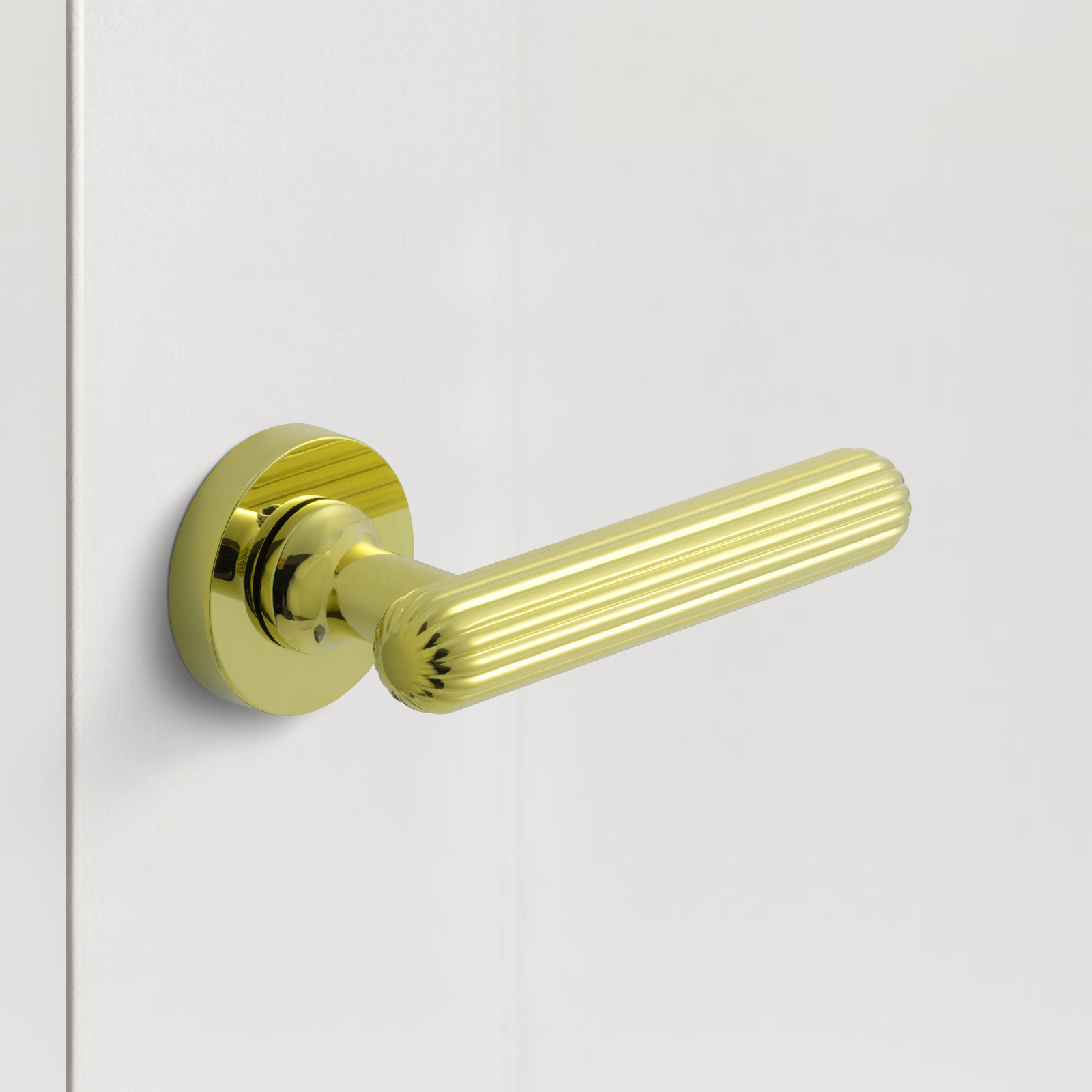 GOO-Ki PVD GOLD MINIMALIST BEDROOM WOODEN DOOR HANDLE UNIVERSAL PRIVACY LATCH