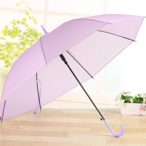 Customized  logo printing outdoor semi-clear umbrella Rain Adult umbrella China wholesale Umbrella