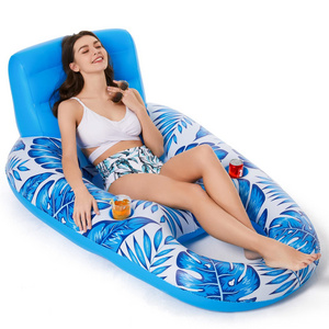 New pool float 2024 adult water bed chair swimming ring water hammock