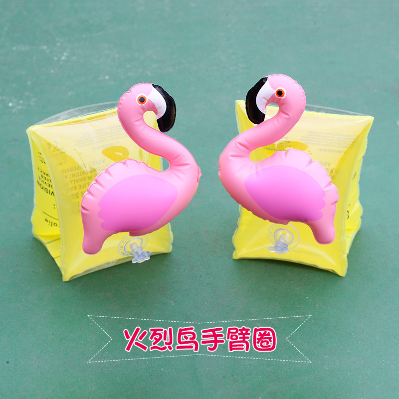 Friendly inflatable float baby unicorn flamingo shark swimming arm ring  swim kids