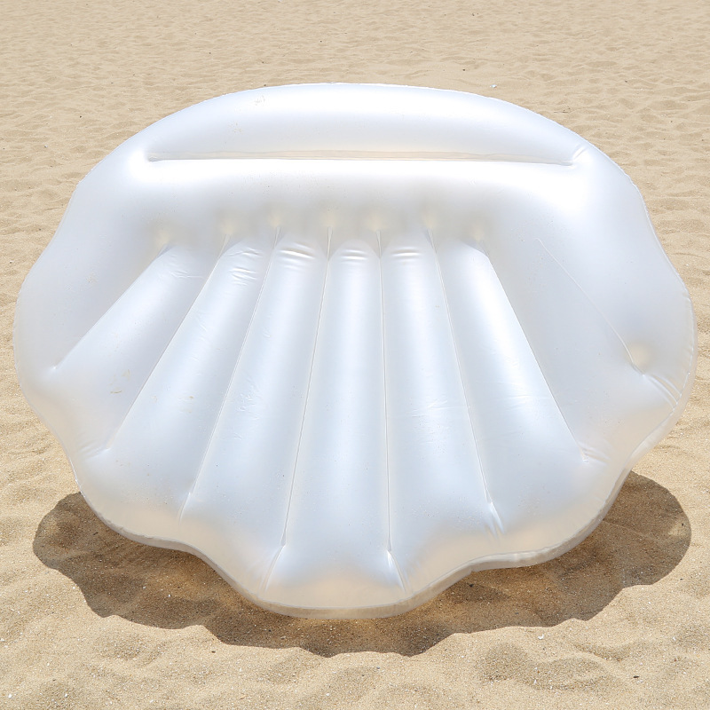 Inflatable Seashell Pool Float clam shell pearl inflatable pool float air matress