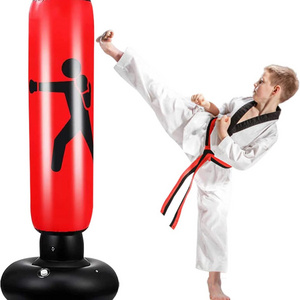 2022 Factory Hot Sale 160Cm Pvc Adult Inflatable Free Standing Punching Bag Training