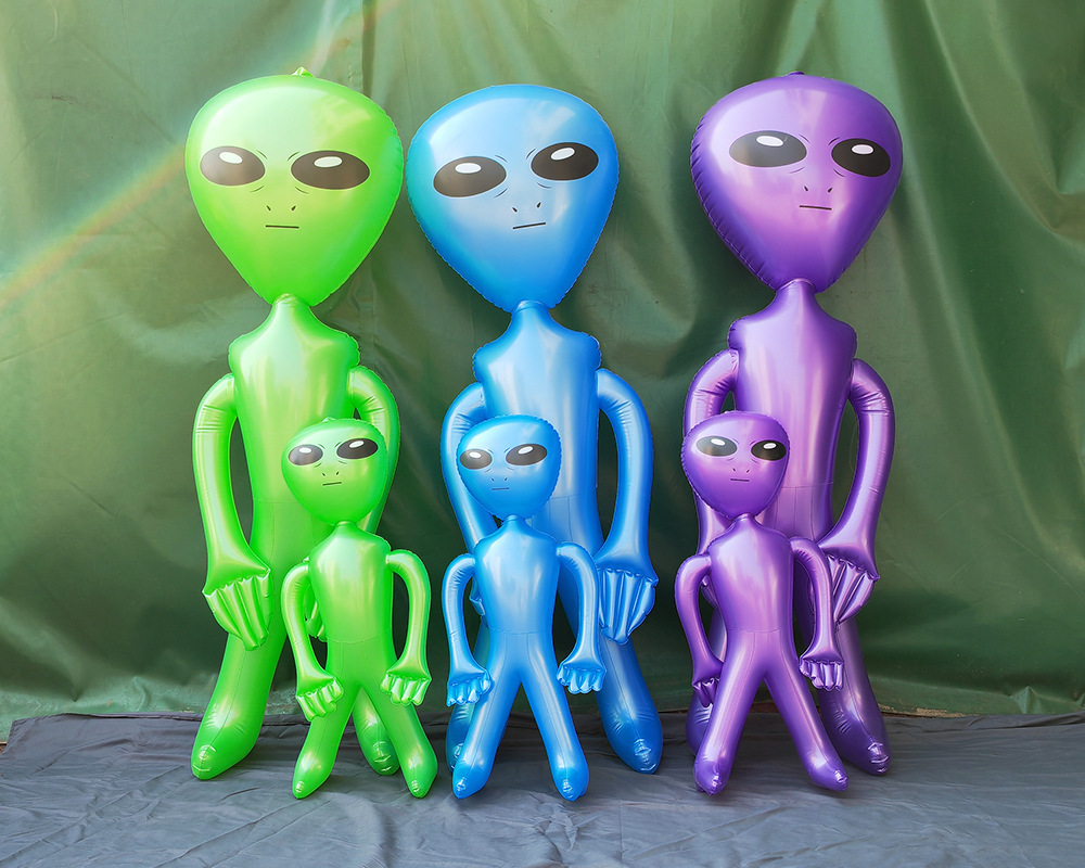 Halloween Toy Green Alienware Decoration E.T.  Inflatable Alien Toys