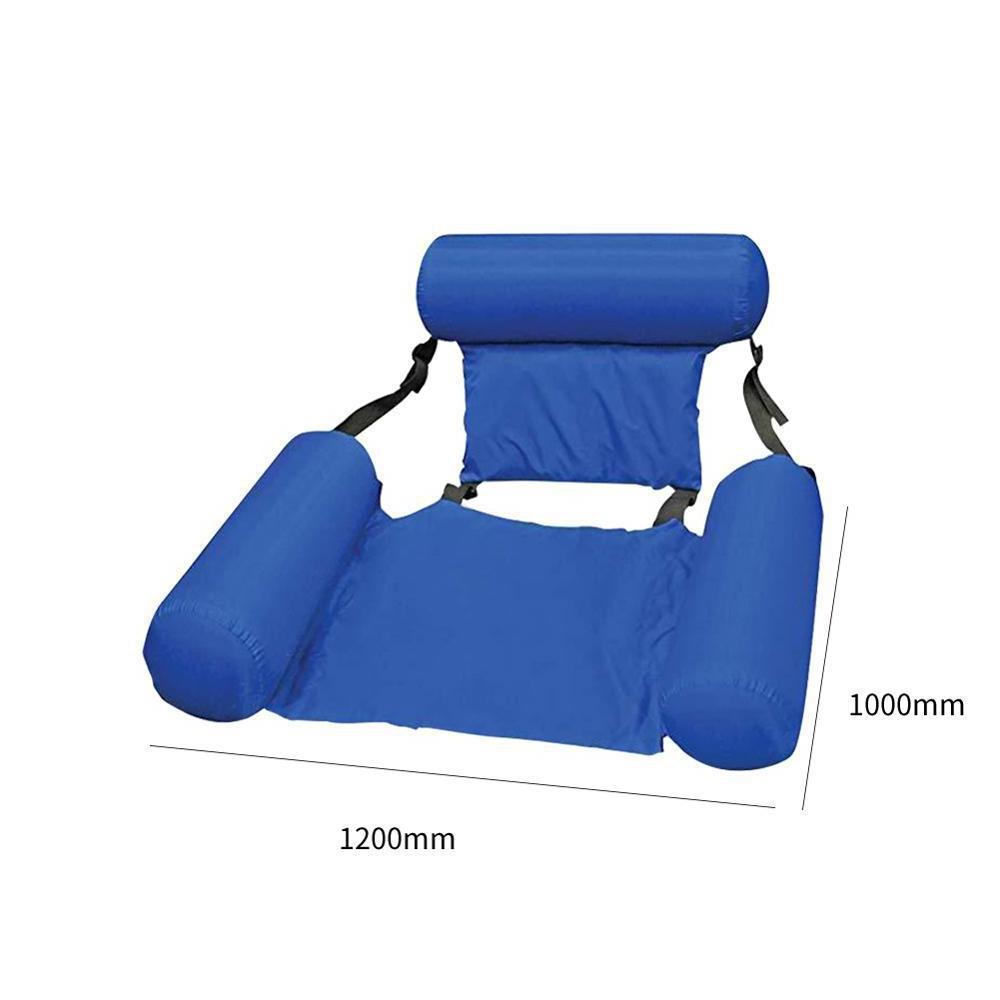 Pool Floats Adult Water Chair for Summer Pool Lake Party Inflatable Floating Pool Lounge Chair