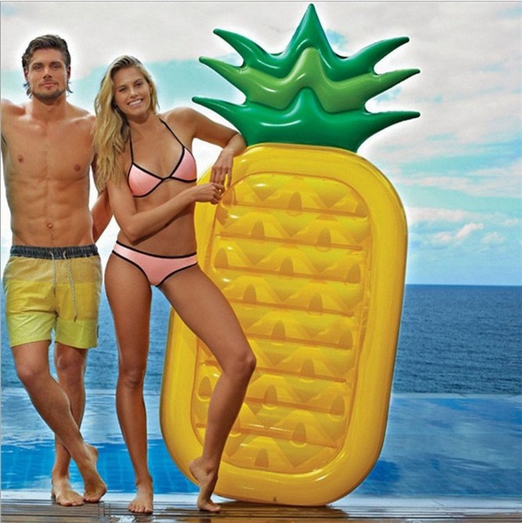 Large Water Inflatable Pineapple Pool Float for Swimming Pool