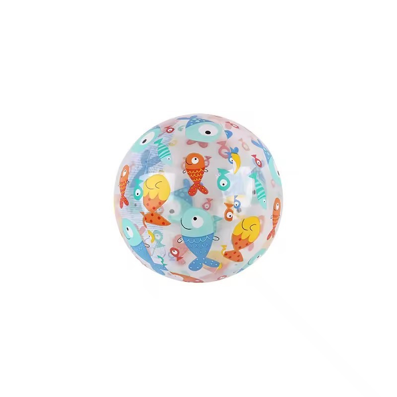 Pool Accessories 35Cm Inflatable Transparent Beach Ball For Kids Toys