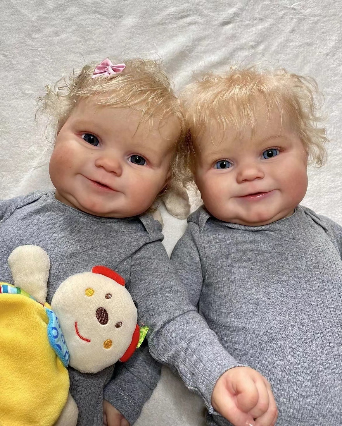 Suesue Reborn Dolls Silicone Newborn Baby Reborn Big Size Cloth Body Real Looking Baby Toddler Doll